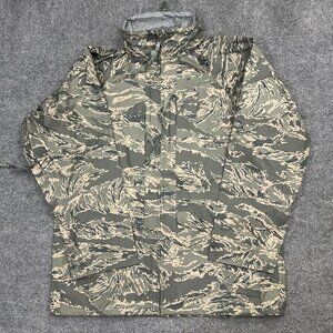 PARKA ALL-PURPOSE ENVIRONMENTAL CAMOUFLAGE APECS AIR FORCE TIGER STRIPE M LONG